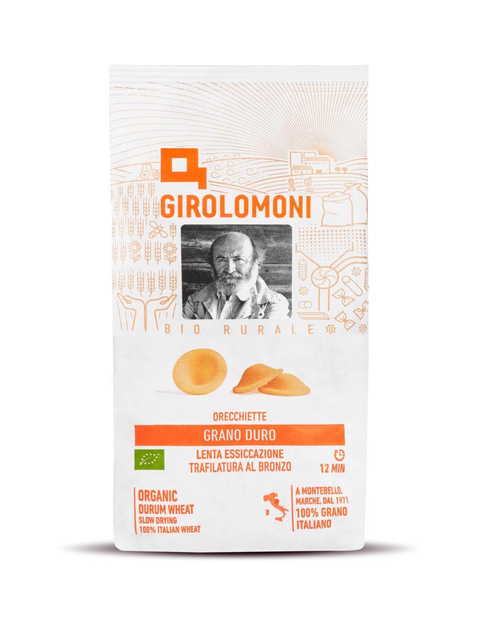 ORECCHIETTE GRANO DURO TRAFILATA BRONZO GIROLOMONI BIO | COD. 1171 | 500g