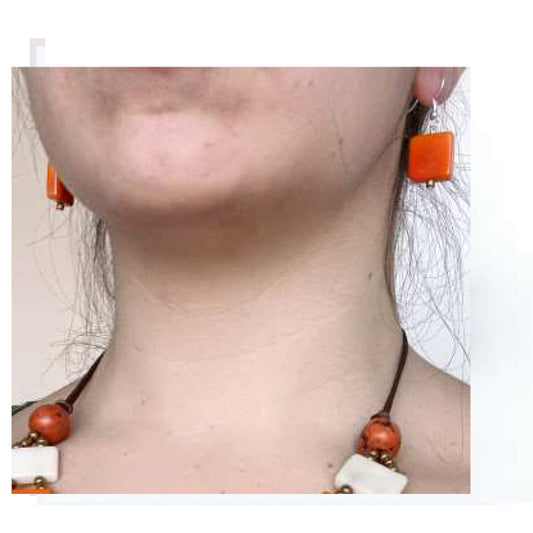 ORECCHINI PASSION TAGUA VETRO ARANCIONE | HUBM351142165101