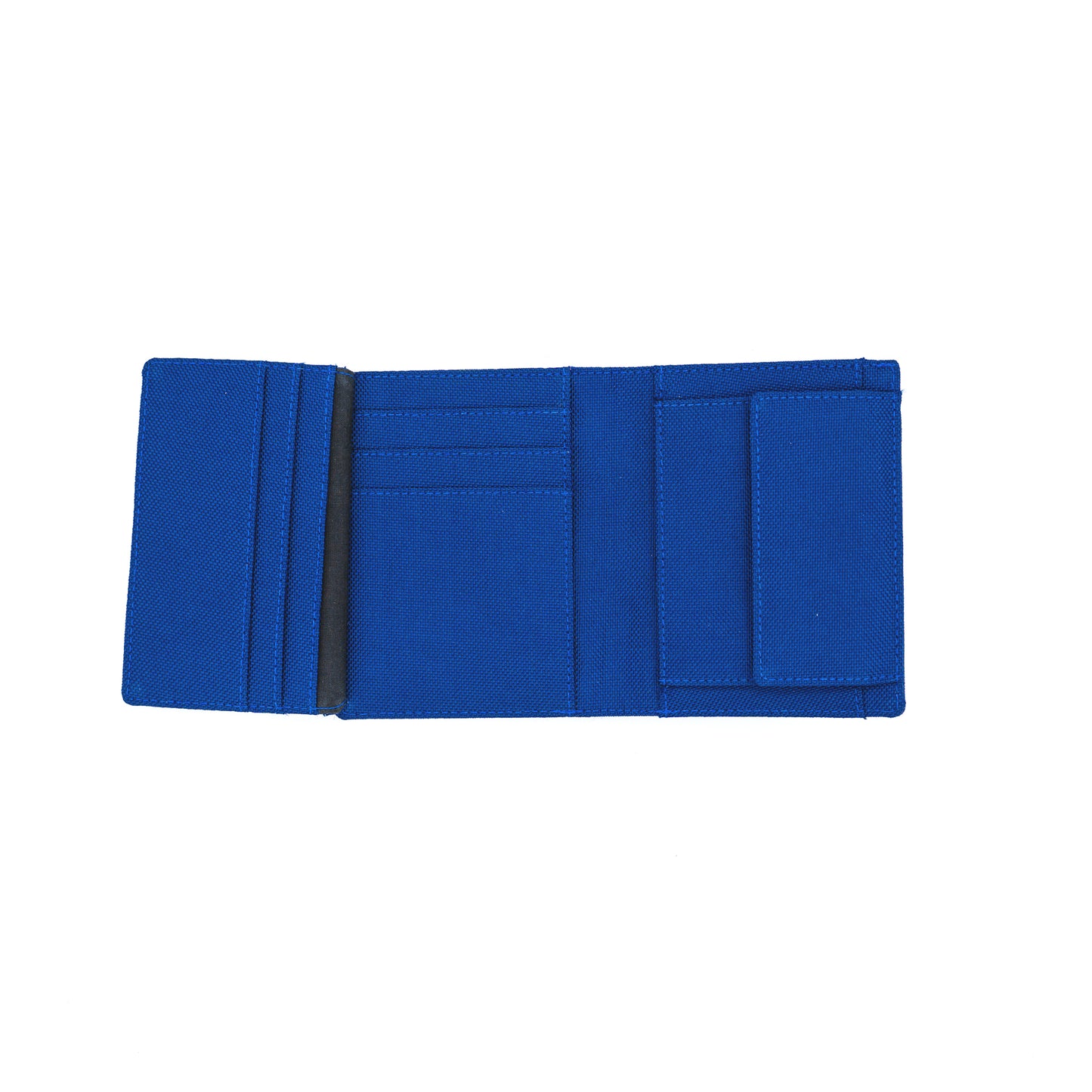 portafoglio uomo mario, in rpet colore blu, equomercato e equosolidale