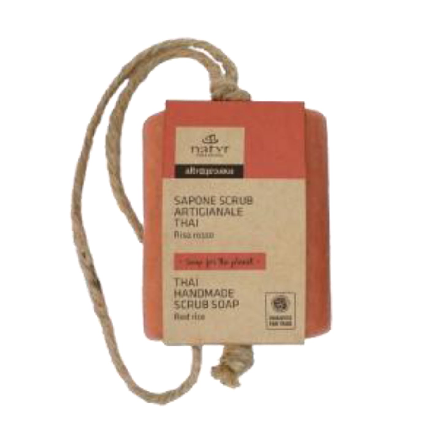 SAPONE ARTIGIANALE THAY SCRUB- RISO ROSSO | COD.7044| 125g
