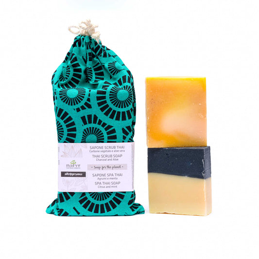 COTTON BAG SAPONE E SCRUB AGRUMI E ALOE | COD. 3019