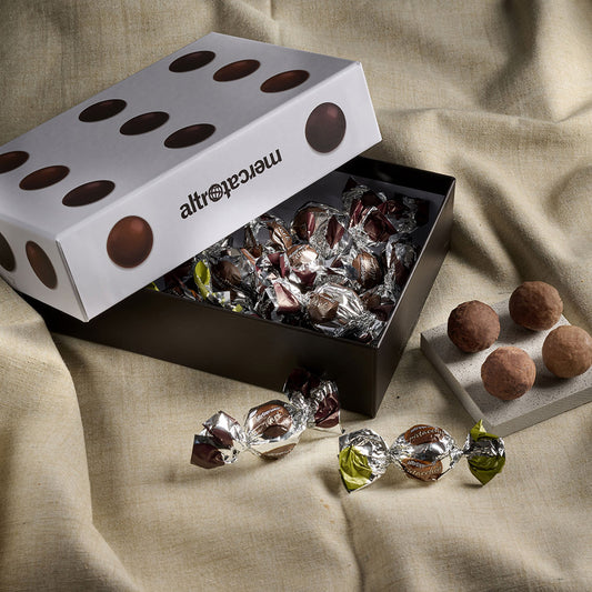 SFERE CIOCCOLATO RIPIENE FONDENTE E PISTACCHIO | 220 g | COD 6841