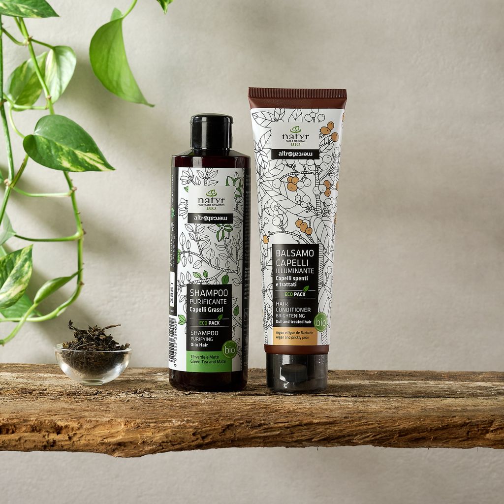 SHAMPOO PURIFICANTE- TE'  VERDE e ERBA MATE- BIO | COD. 3412| 250 ml