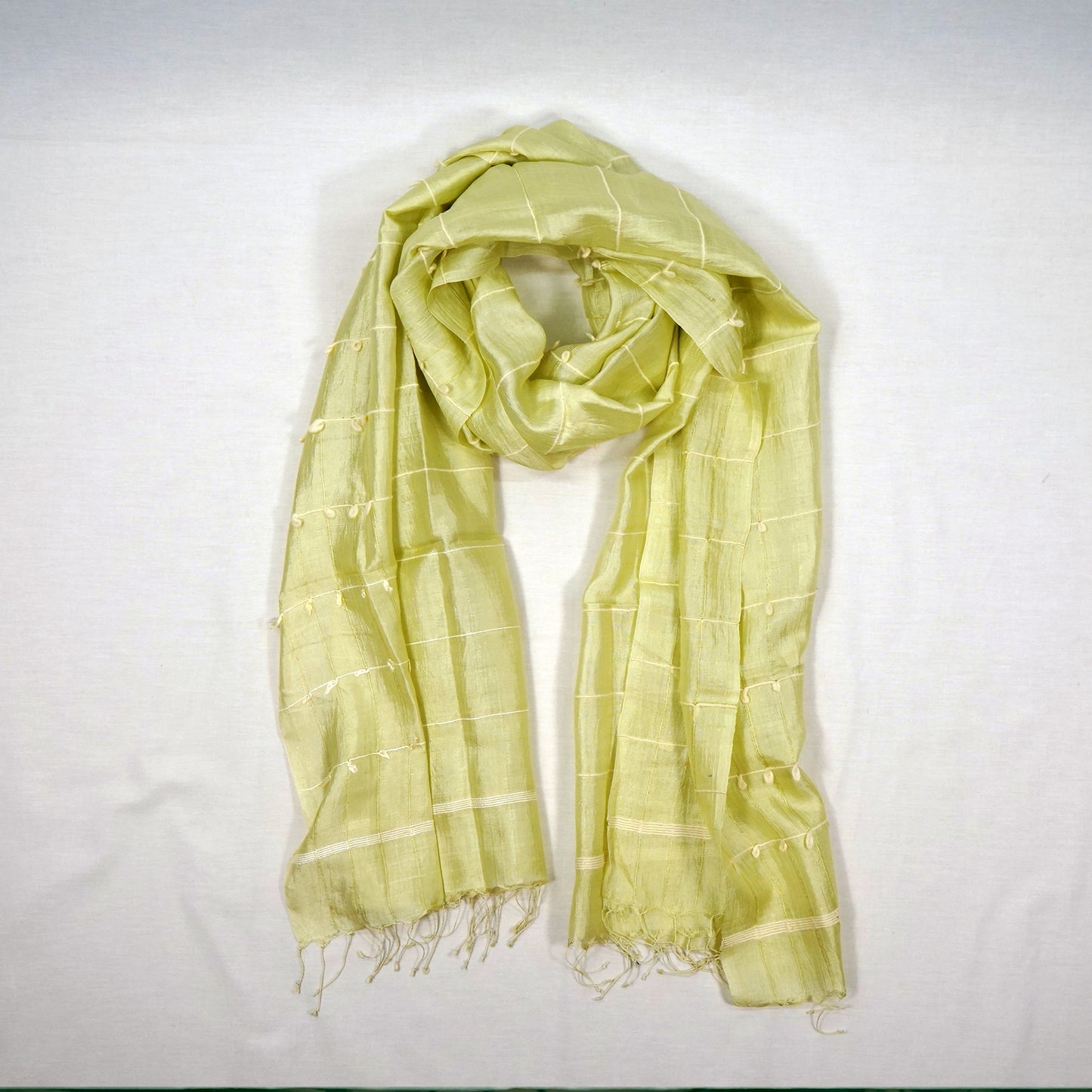 STOLA HEIDI SETA VERDE| COD. HUBEQ8034637