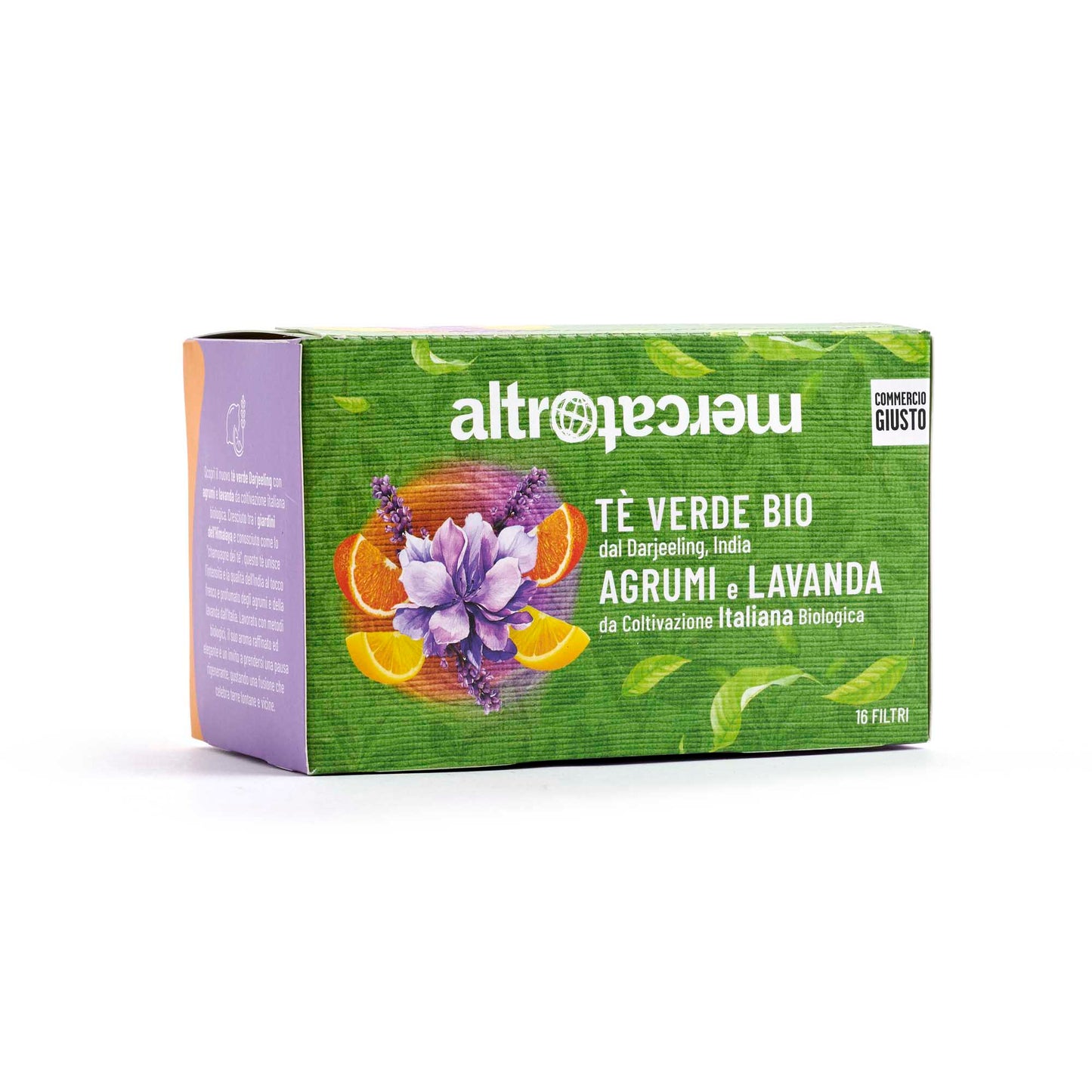 TÈ VERDE DARJEELING AGRUMI E LAVANDA- BIO | COD 7120 | 16 FILTRI