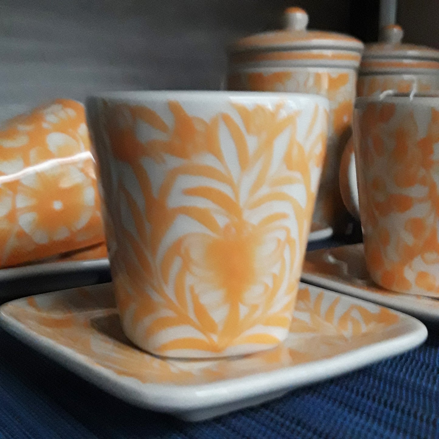 TAZZINA CAFFE' MIA CERAMICA GIALLA | COD 7010