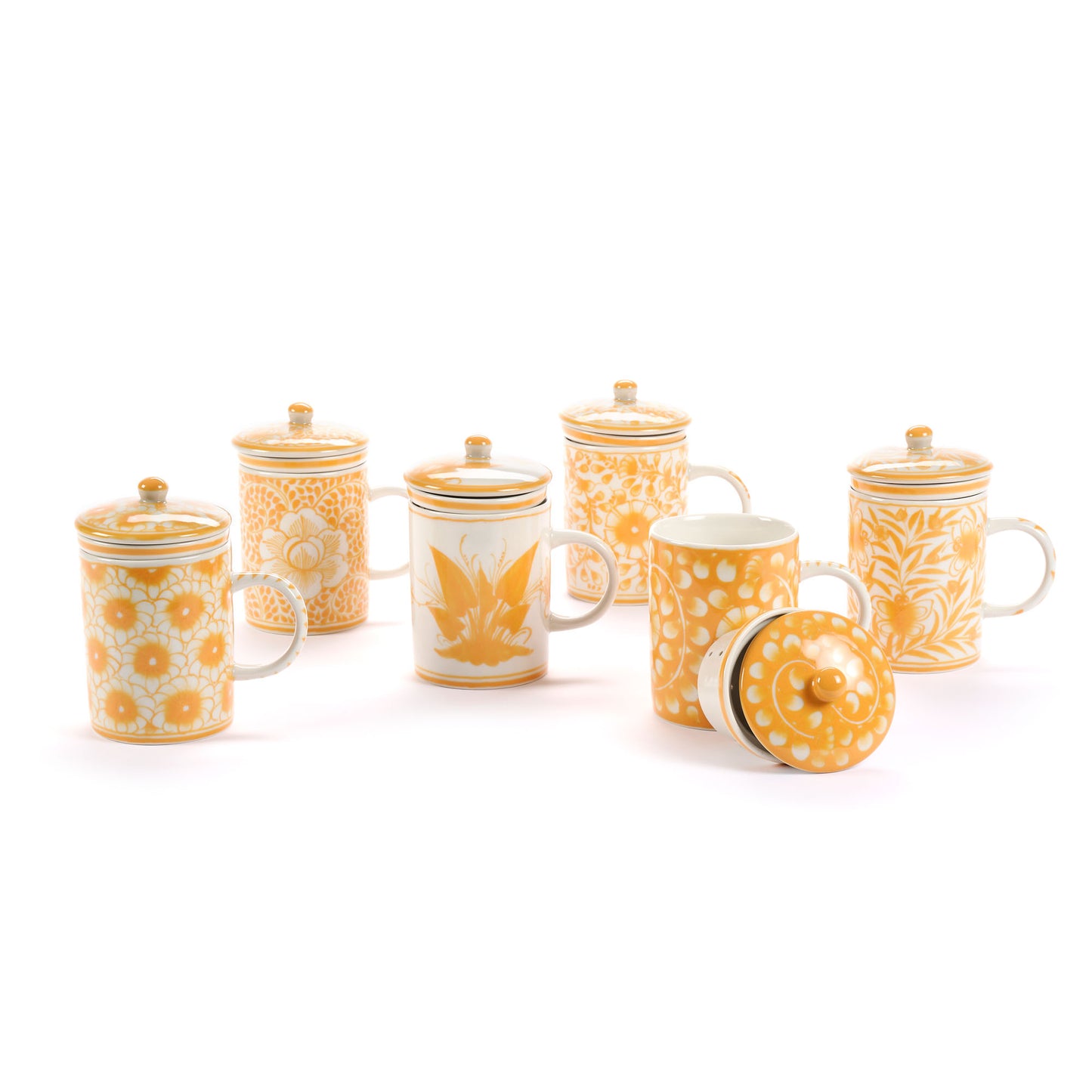 tisaniera Mia in ceramica gialla Ethical Home Altromercato