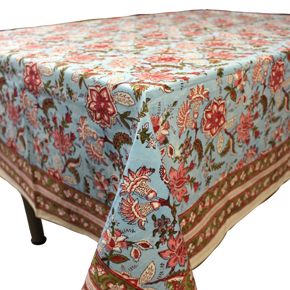 TOVAGLIA RED FLOWERS COTONE RETTANGOLARE 225x150| HUBAQIN0161802