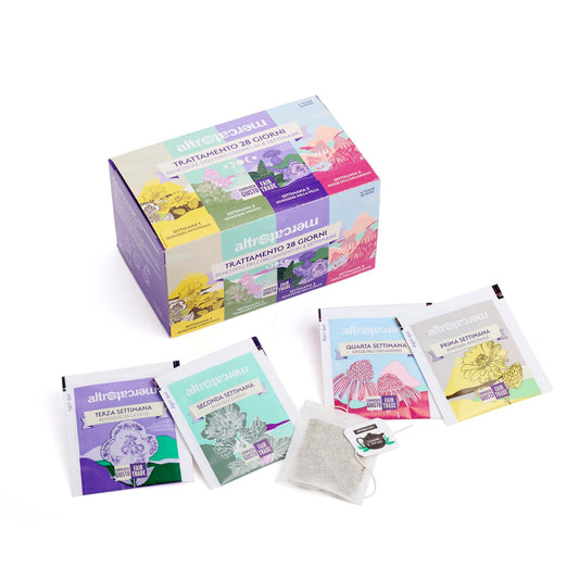 TRATTAMENTO 28 GIORNI-4 TISANE FUNZIONALI | COD 7239 | 28 FILTRI