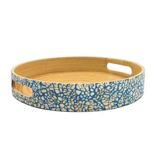 VASSOIO BAMBÙ COLOR AZZURRO | COD HUBAQVN2031277