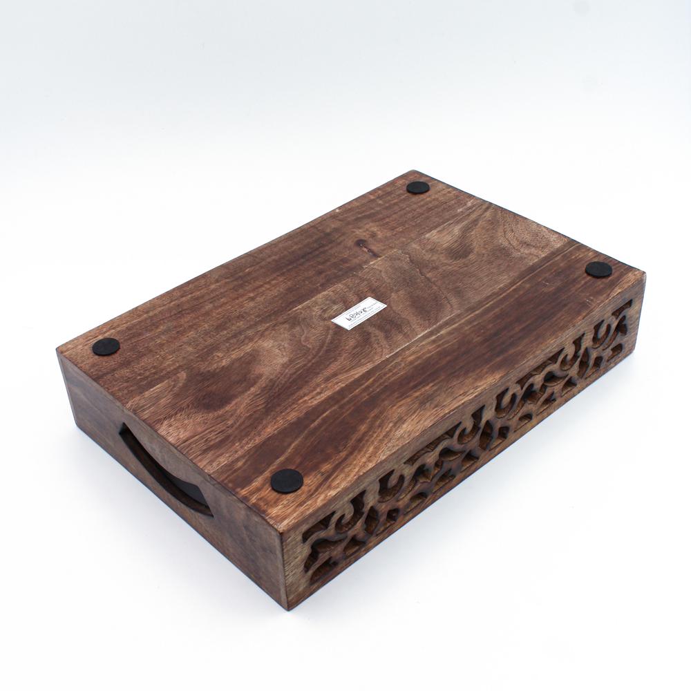 VASSOIO IN LEGNO INTAGLIATO | COD HUBAQIN2041272