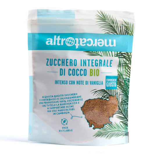 ZUCCHERO DI COCCO INTEGRALE CAMBOGIA BIO | COD. 1196 | 250 g