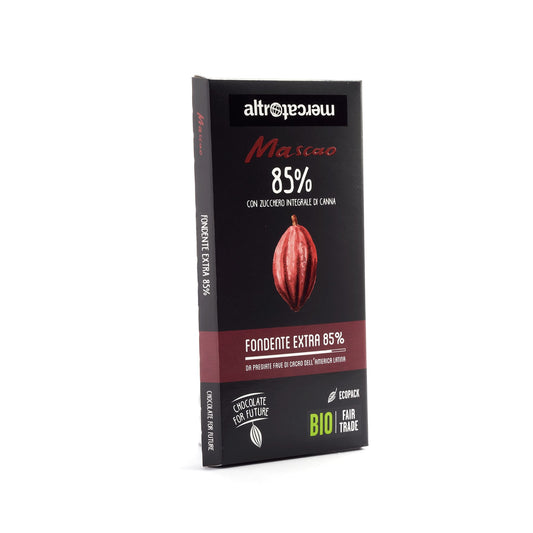CIOCCOLATO MASCAO FONDENTE EXTRA 85% - BIO | COD. 5409 | 80 g