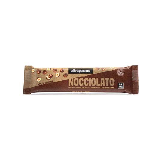 CIOCCOLATO NOCCIOLATO GIANDUIA E NOCCIOLE INTERE | COD. 00000367 | 125 g
