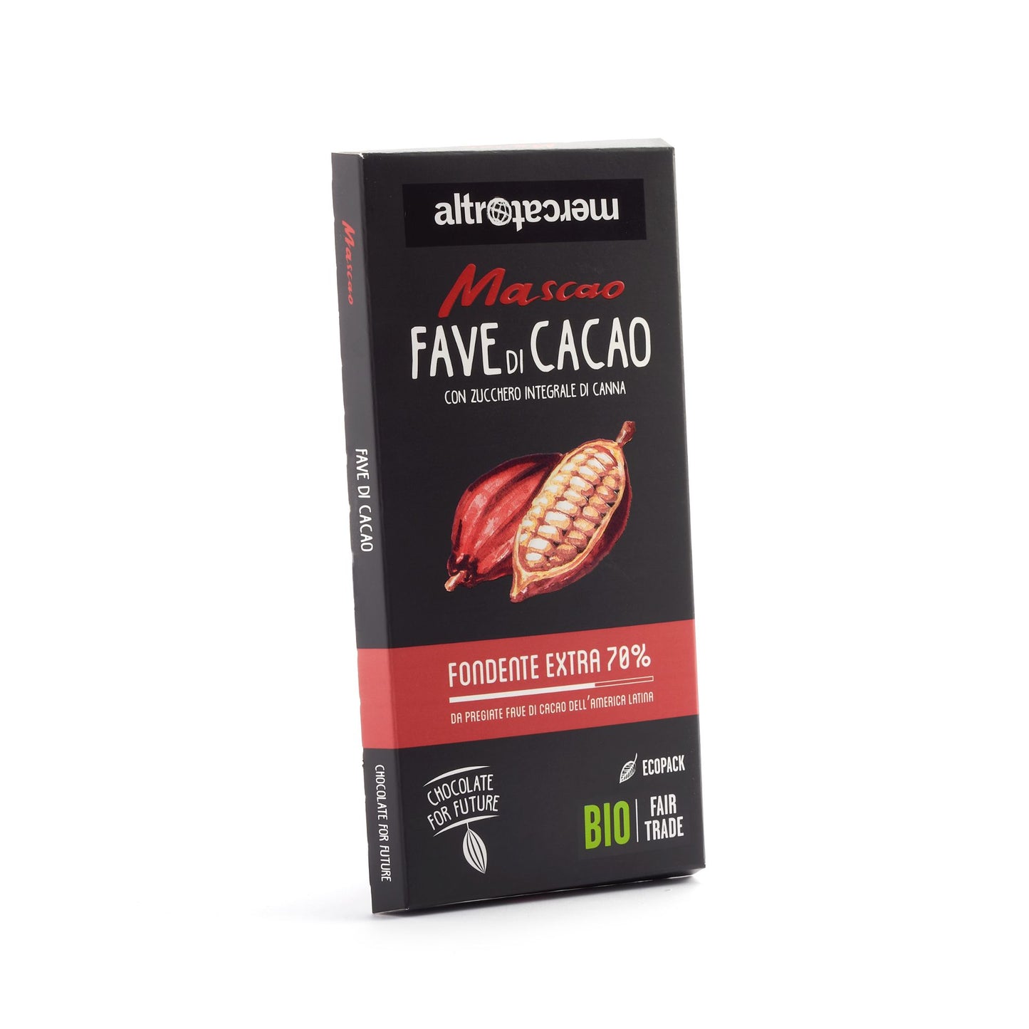CIOCCOLATO MASCAO FONDENTE EXTRA FAVE DI CACAO - BIO | COD. 5408 | 80 g