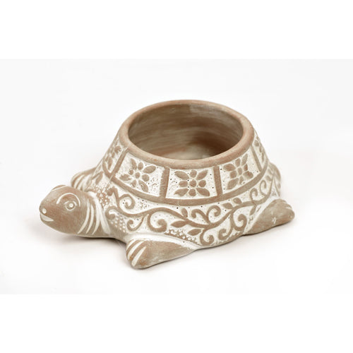 PORTAPIANTINA TARTARUGA IN TERRACOTTA | COD 1951