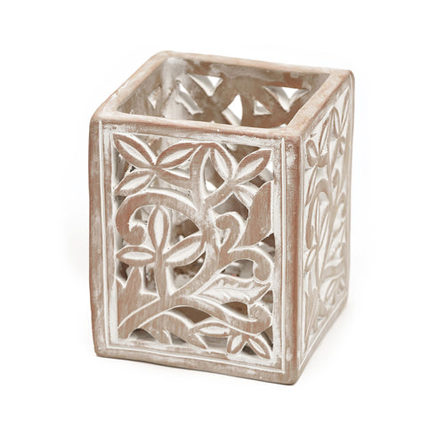 LANTERNA FLOREALE IN TERRACOTTA | COD 1957