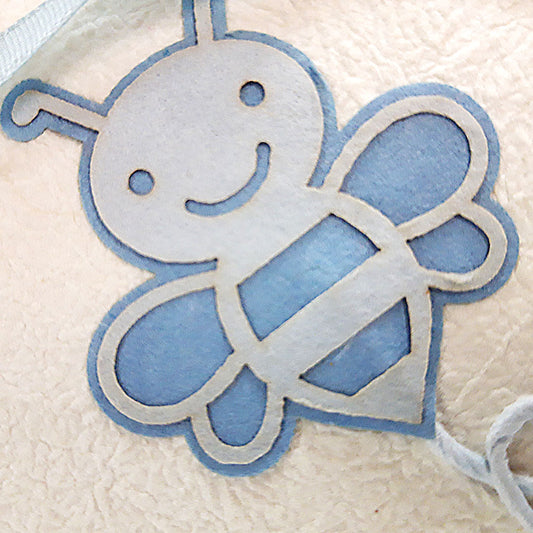 BOMBONIERE EQUOSOLIDALI | SCATOLINA BLUE BEE CARTA GELSO | COD 628