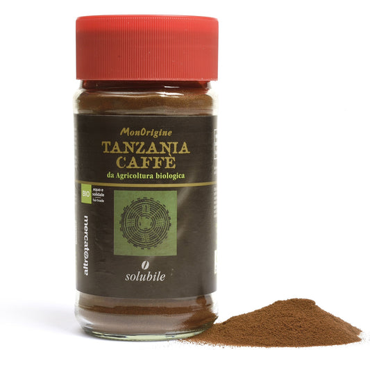 Caffè solubile biologico dalla Tanzania Atromercato