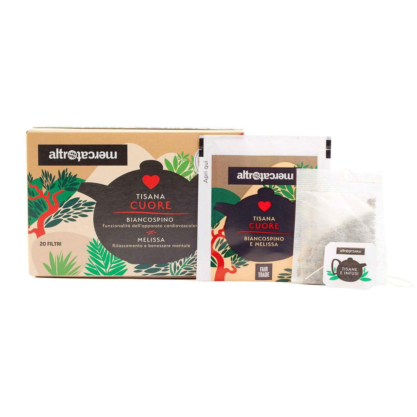 TISANA CUORE IN BUSTINE | COD. 698 | 20 filtri - 40 g