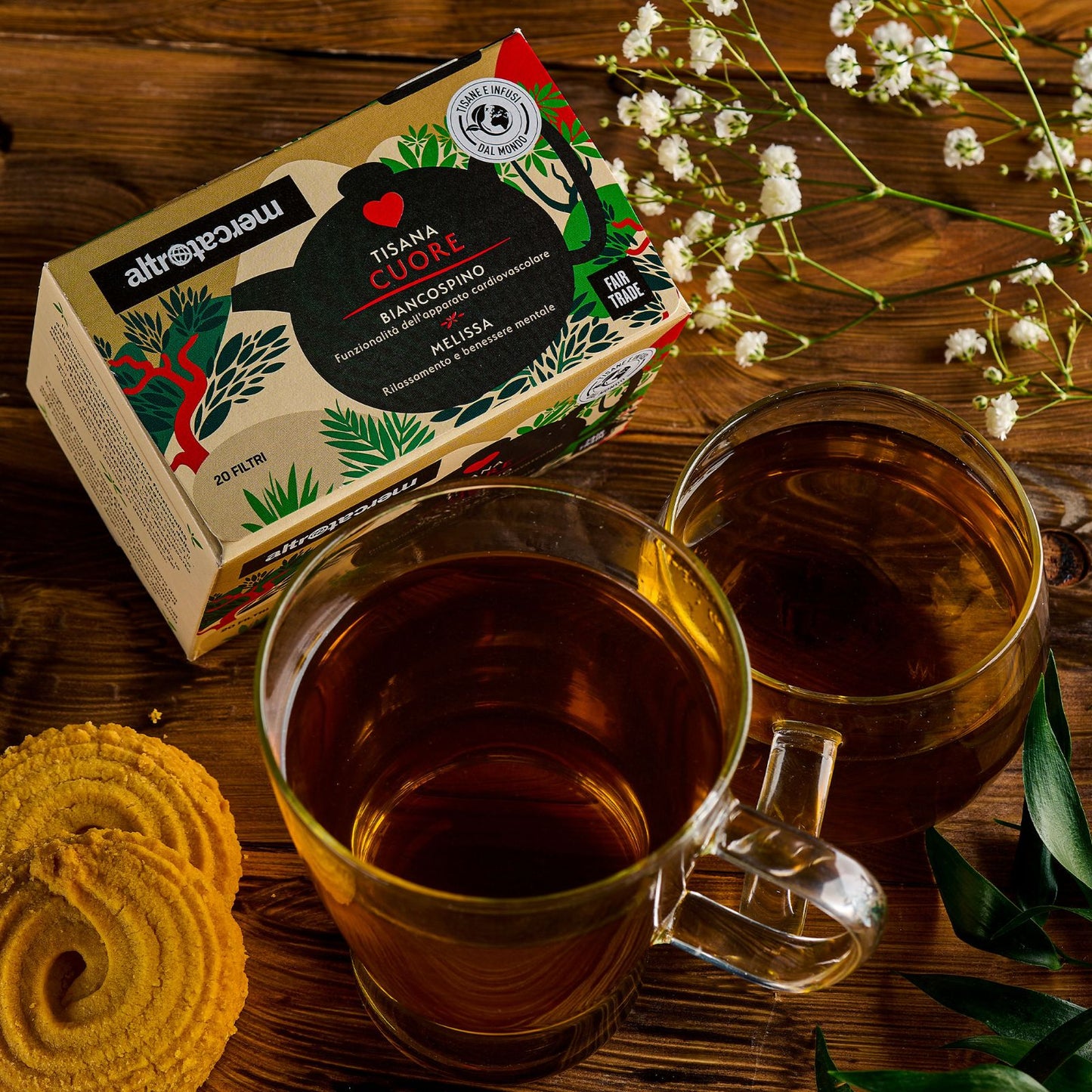 TISANA CUORE IN BUSTINE | COD. 698 | 20 filtri - 40 g