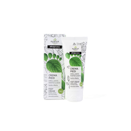CREMA PIEDI  - EMOLLIENTE. RINFRESCANTE - KARITE'  E MENTA | 75ml | COD. 45539