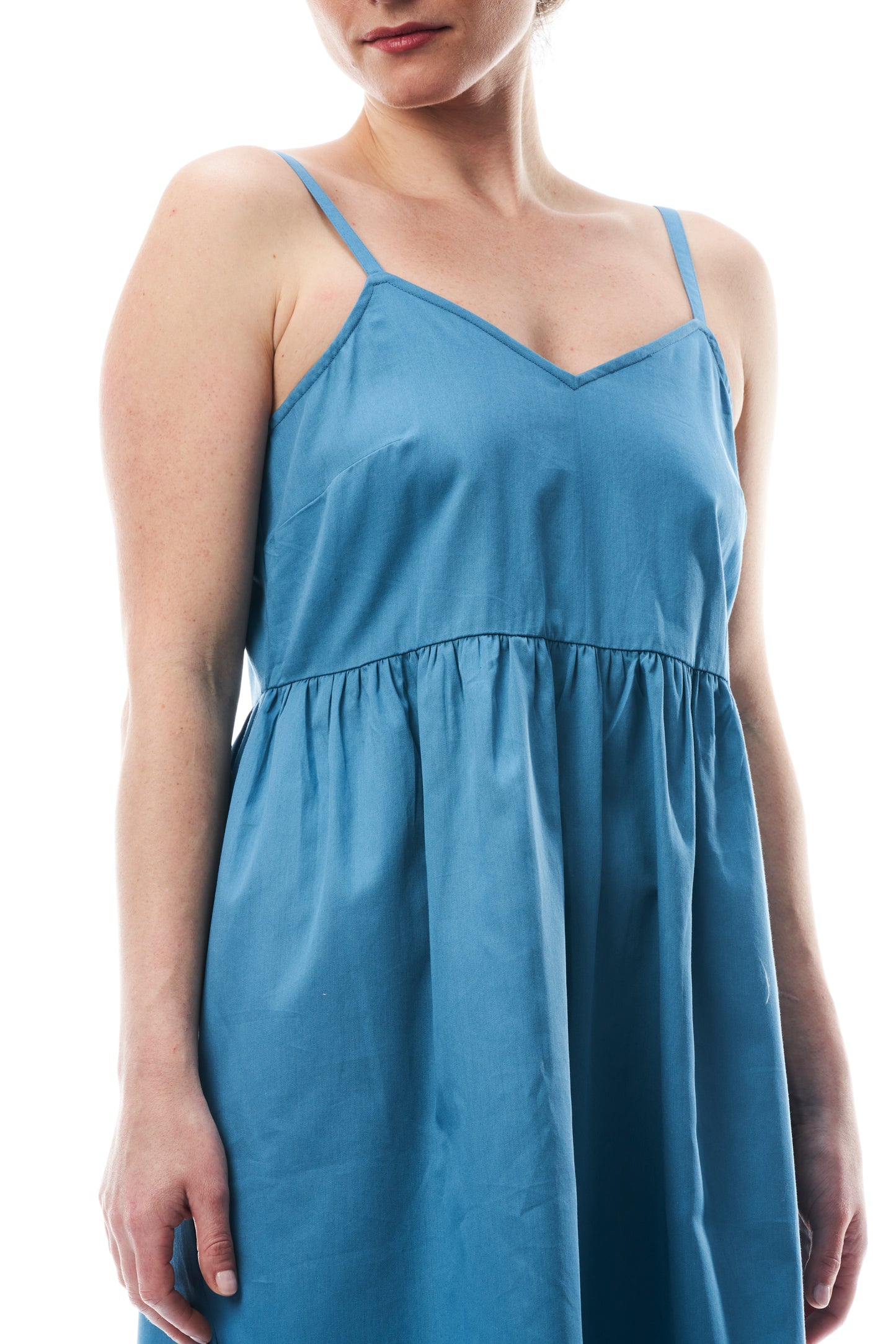 ABITO PETRA COTONE COLORE TURCHESE | COD HUBAQOEIN4031908