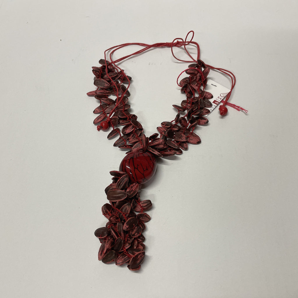 COLLANA SEMI GIRASOLI E TAGUA COLOMBIA | COD ASS317