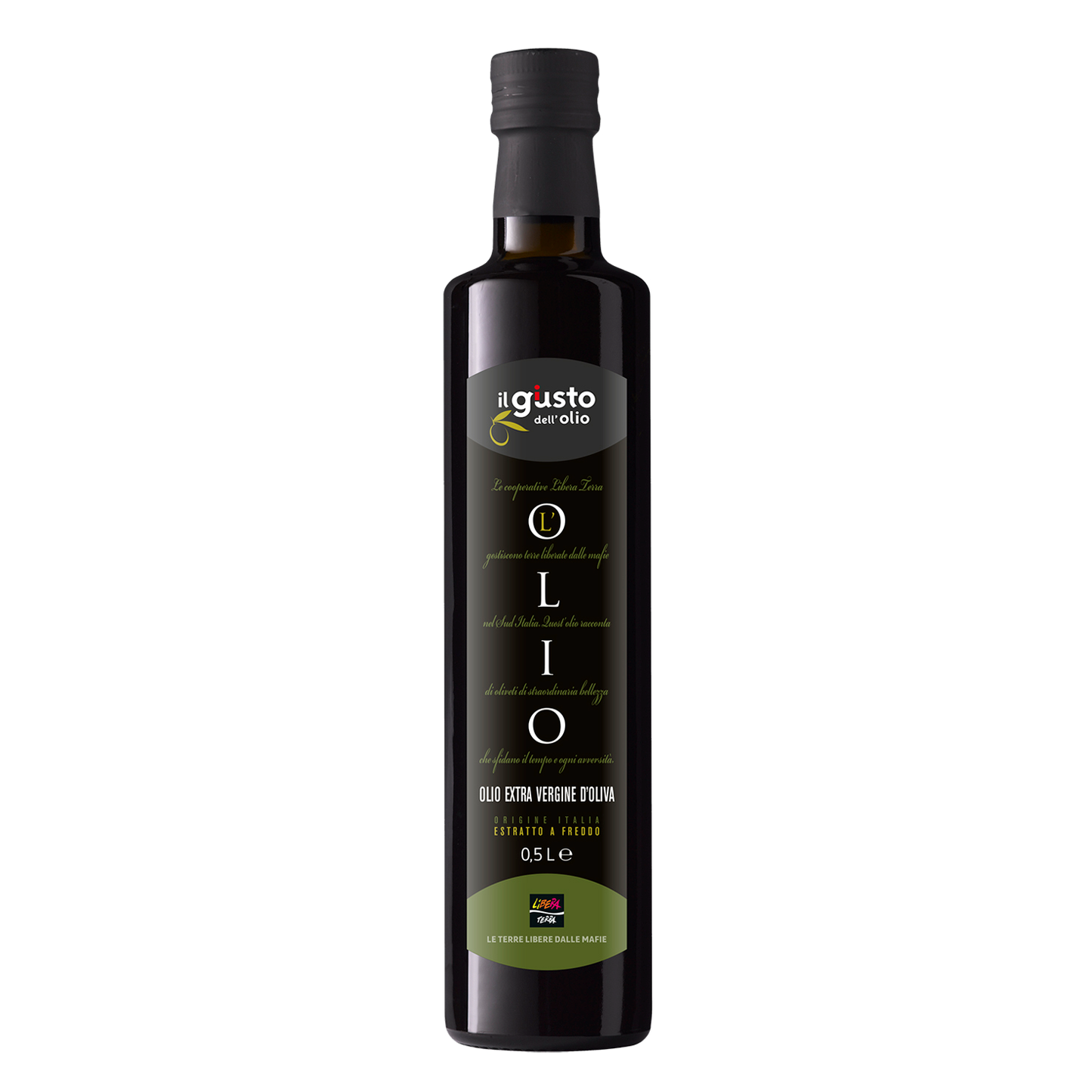 OLIO EXTRA VERGINE D'OLIVA LIBERA TERRA - BIO | COD 1247 | 500 ml
