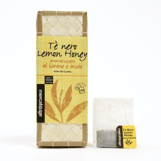 TÈ NERO LEMON HONEY IN CESTINO | COD. 807 | 25 filtri - 50 g