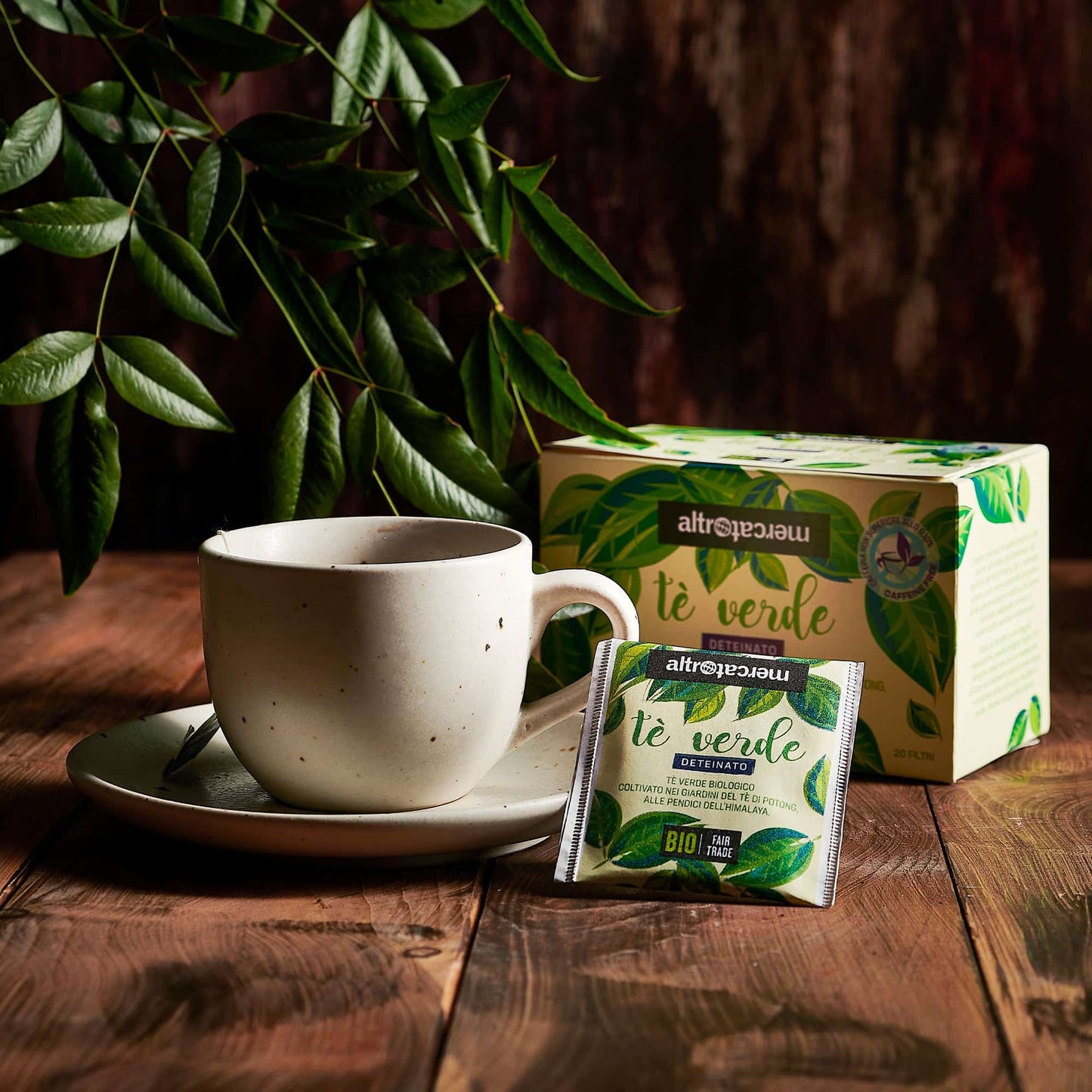 TÈ VERDE DETEINATO INDIA  - BIO | COD. 308 | 20 filtri - 40 g