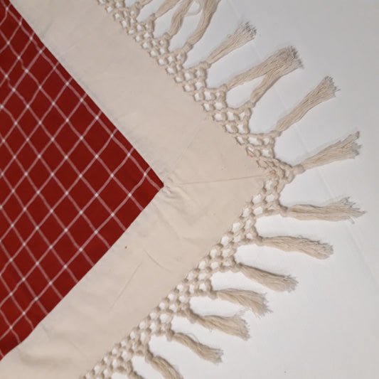 TOVAGLIA ROSSA BORDO BIANCO | COD AGEAGSA10009L