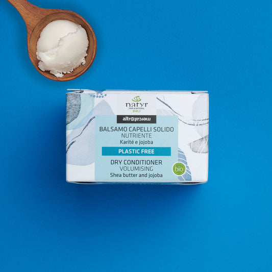 BALSAMO CAPELLI SOLIDO NUTRIENTE KARITÈ E JOJOBA - BIO  | COD. 3762 | 50gr