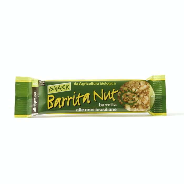 BARRETTA BARRITA NUT CON NOCI BRASILIANE E ANACARDI - BIO | COD. 00000481 | 25 g
