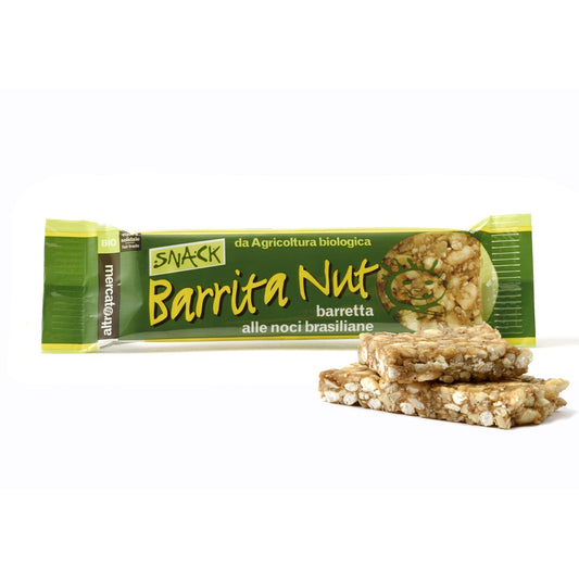 BARRETTA BARRITA NUT CON NOCI BRASILIANE E ANACARDI - BIO | COD.481 | 25 g