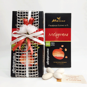 CIOCCOLATO MASCAO FONDENTE EXTRA AL MELOGRANO - BIO |COD 880 | 80 g
