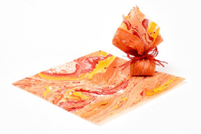 fazzoletto silk papaer pr bomboniera equosolidale Altromercato
