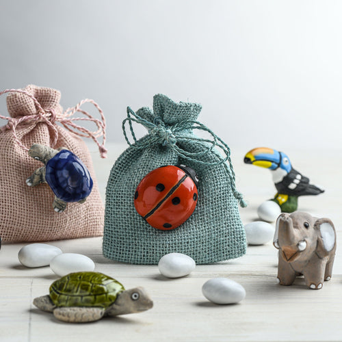 COCCINELLA IN CERAMICA SMALTATA | COD 543