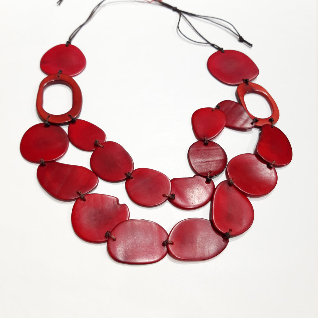 COLLANA TAGUA DOPPIO FILO | COD ASS304