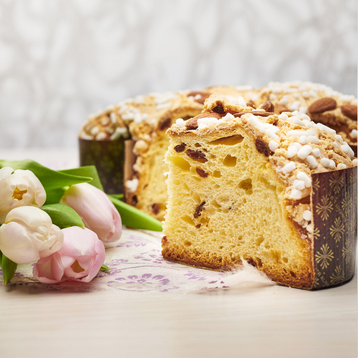 colomba pasquale equo solidale altromercato con mandorle della Palestina - Pasqua solidale