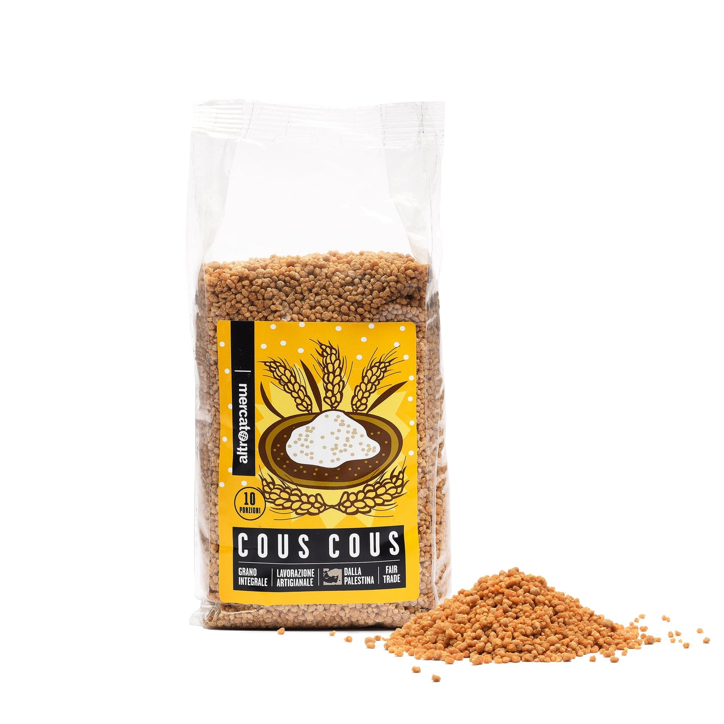 COUS COUS DI FRUMENTO INTEGRALE PALESTINA | COD 205 | 500 g