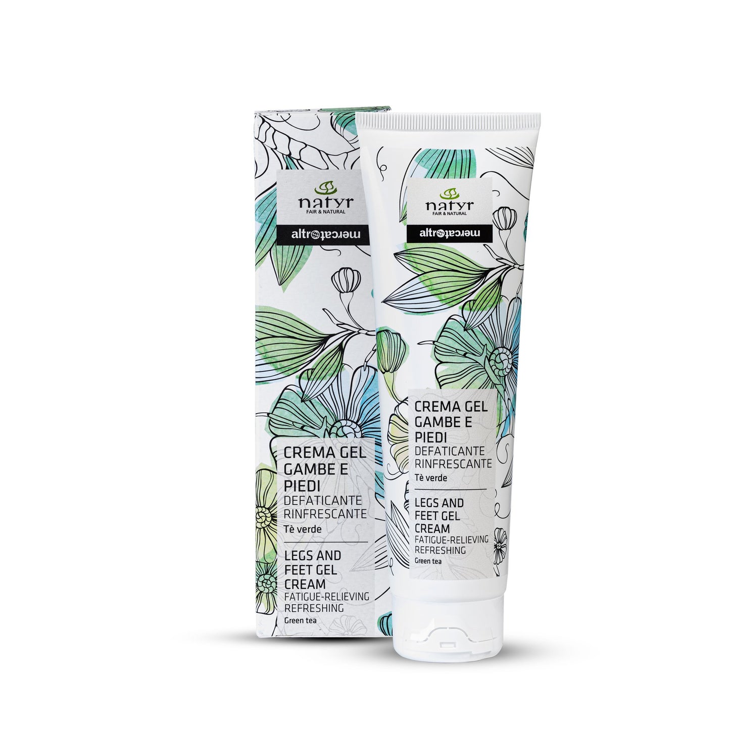 CREMA GEL GAMBE E PIEDI - TE' VERDE - BIO | 200ml | COD. 41972
