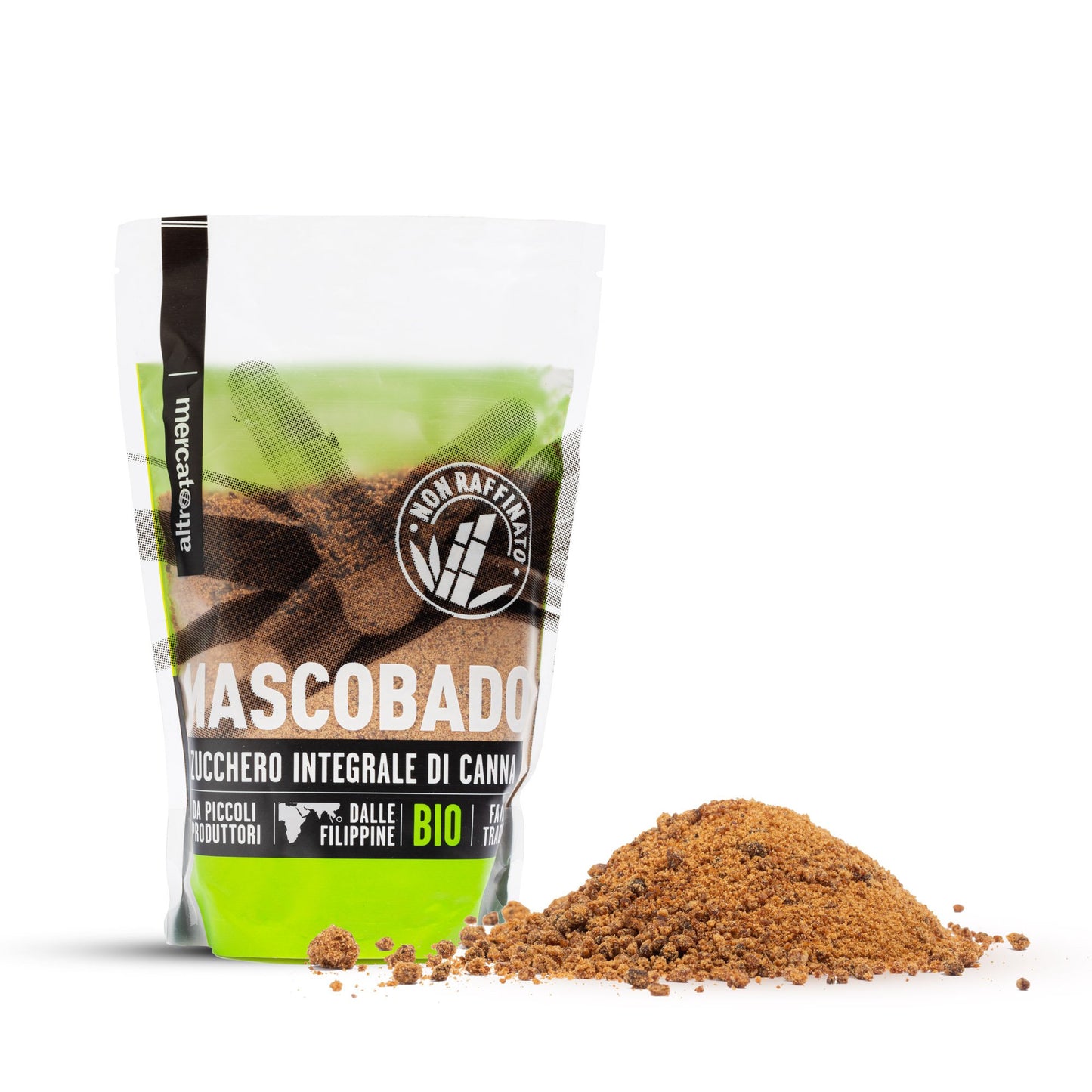 ZUCCHERO DI CANNA INTEGRALE MASCOBADO FILIPPINE BIO | COD 156 | 500g