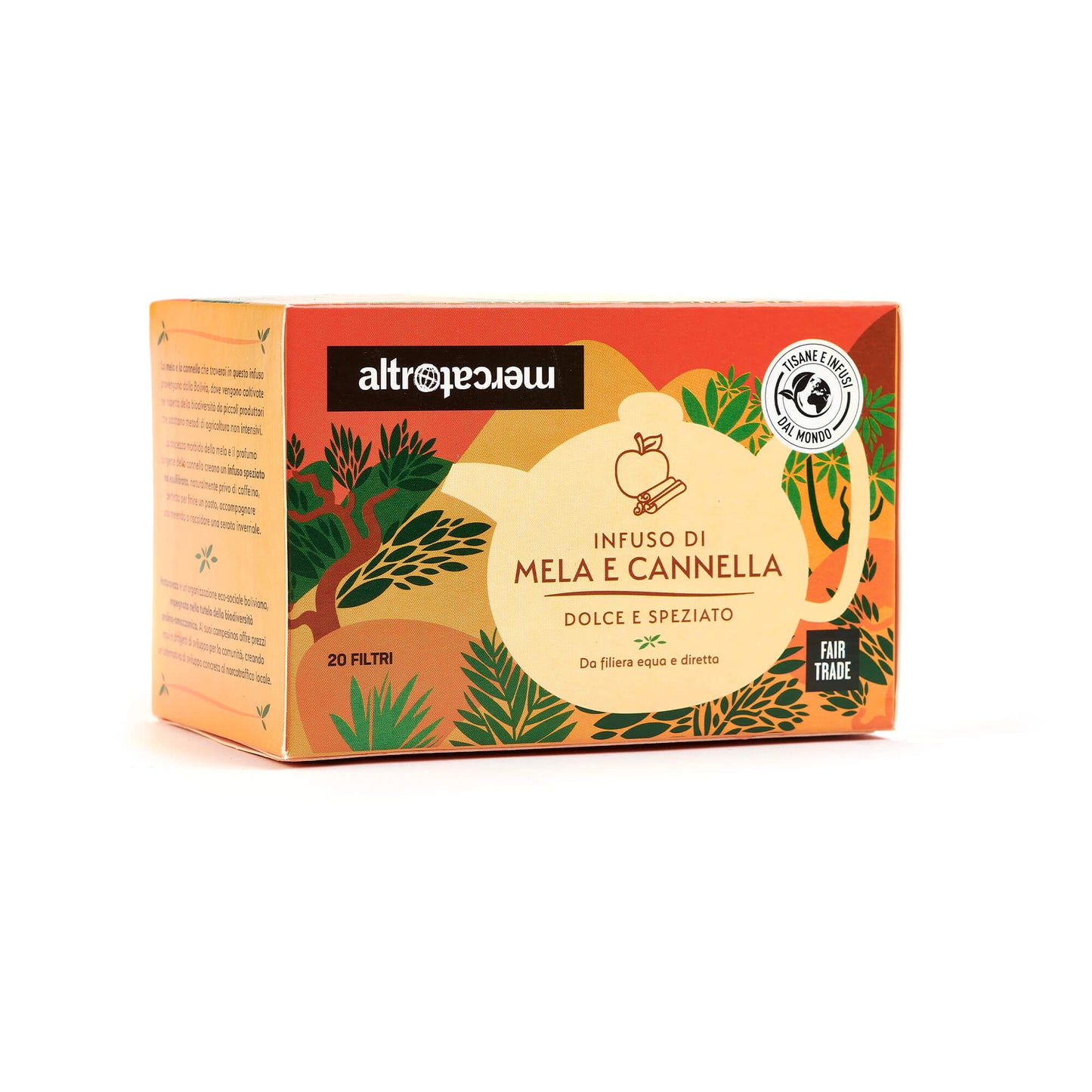 INFUSO MELA CANNELLA IN BUSTINE | COD. 687 | 20 filtri - 50 g