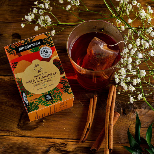 INFUSO MELA CANNELLA IN BUSTINE | COD. 687 | 20 filtri - 50 g