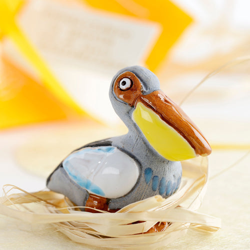 PELLICANO IN CERAMICA SMALTATA | COD 544