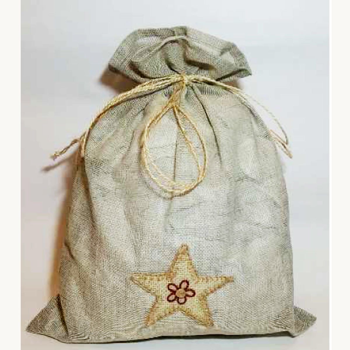 SACCHETTO STELLA GRANDE COTONE/JUTA | COD 295000