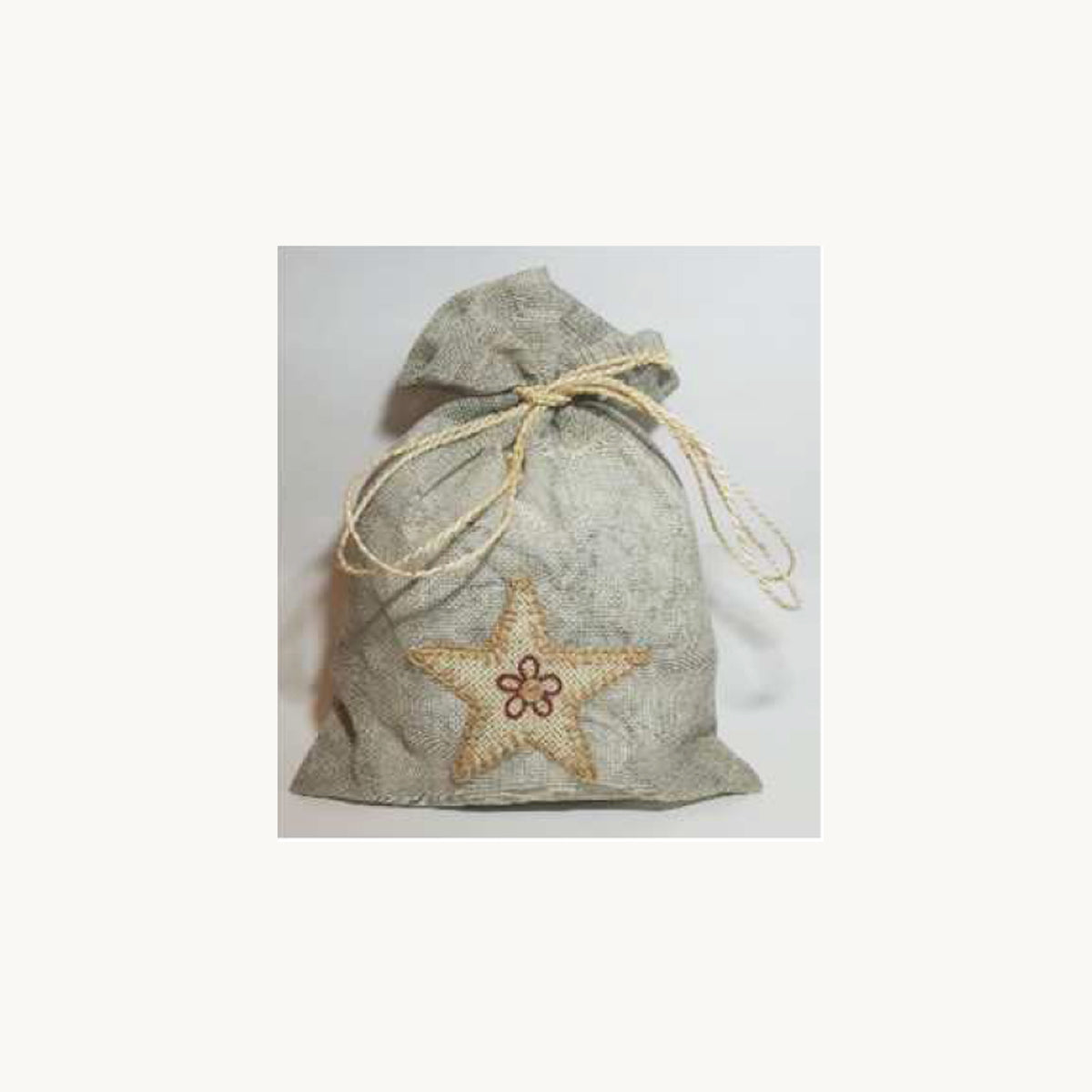 SACCHETTO STELLA PICCOLO COTONE/JUTA | COD 294800