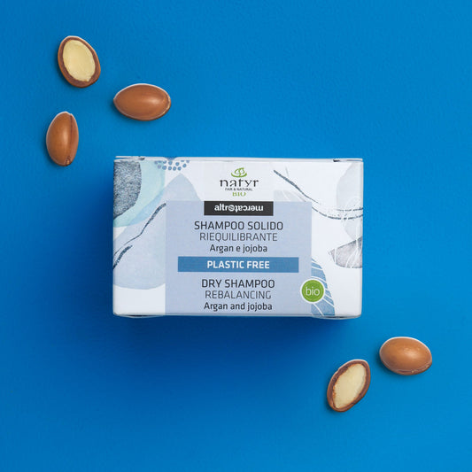 SHAMPOO SOLIDO RIEQUILIBANTE KARITÈ E JOJOBA - BIO  | COD. 3761 | 50gr