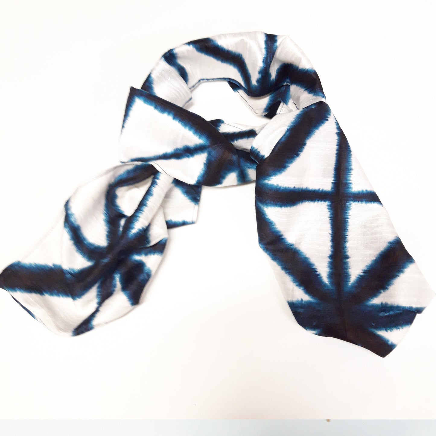 STOLA DUPIN IN SETA TECNICA SHIBORI NEPAL | COD 6704